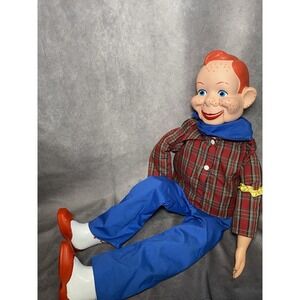Vintage 1973 Howdy Doody Ventriloquist Doll - National Broadcasting Co 25"